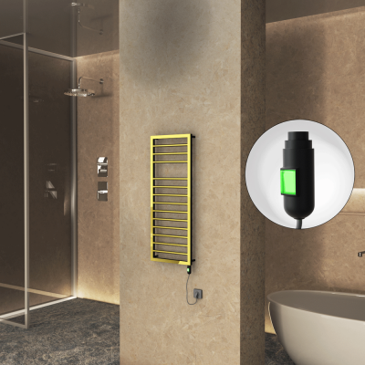 Radiva - NAXOS Elektrikli Havlupan 500x1193 Altın (On/Off Düğmeli) 300W (1)