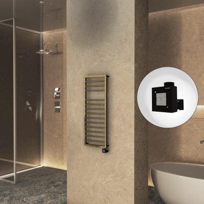 Radiva - NAXOS Elektrikli Havlupan 500x1193 Antik Parlak (KTX1 Termostat) 300W (1)