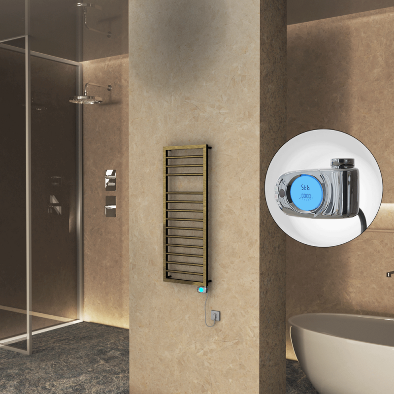 NAXOS Elektrikli Havlupan 500x1193 Antik Parlak (Musa Termostat) 300W - 1NAX05001193K5PE3030