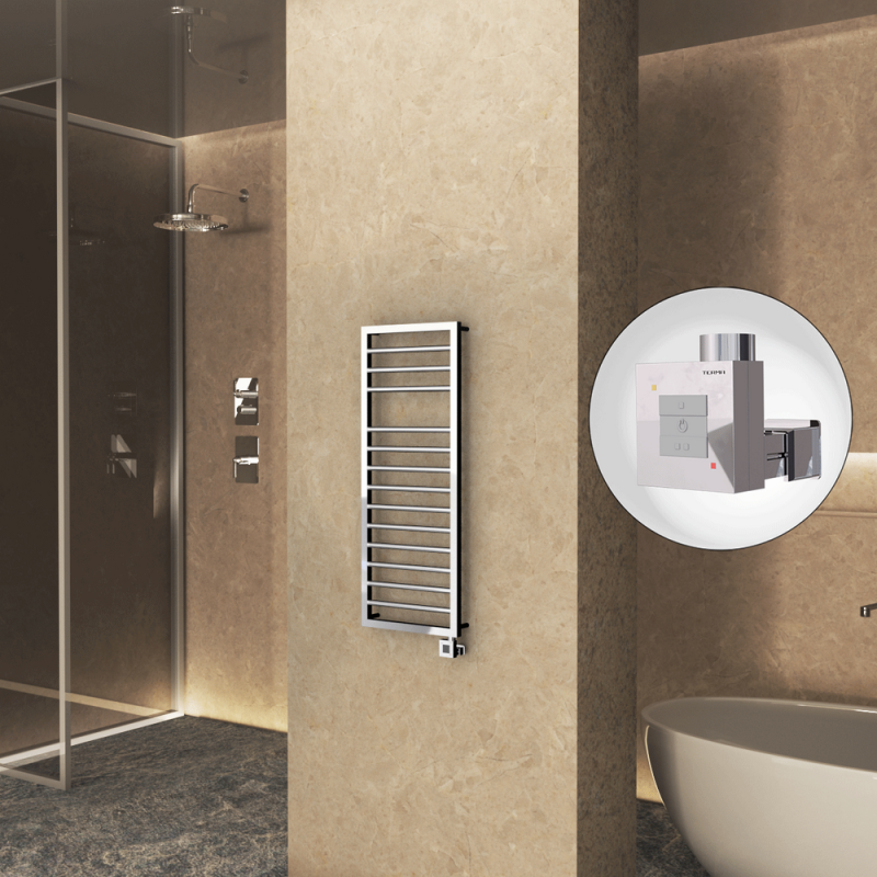 NAXOS Elektrikli Havlupan 500x1193 Krom (KTX1 Termostat) 300W - 1NAX05001193K1PEB030