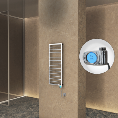 Radiva - NAXOS Elektrikli Havlupan 500x1193 Krom (Musa Termostat) 300W (1)