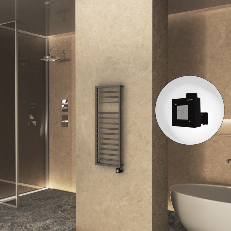 NAXOS Elektrikli Havlupan 500x1193 Terra Matt Texture (KTX1 Termostat) 600W - 1NAX05001193B8TEB060