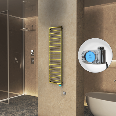 Radiva - NAXOS Elektrikli Havlupan 500x1655 Altın (Musa Termostat) 600W (1)