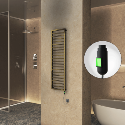 Radiva - NAXOS Elektrikli Havlupan 500x1655 Antik Parlak (On/Off Düğmeli) 600W (1)