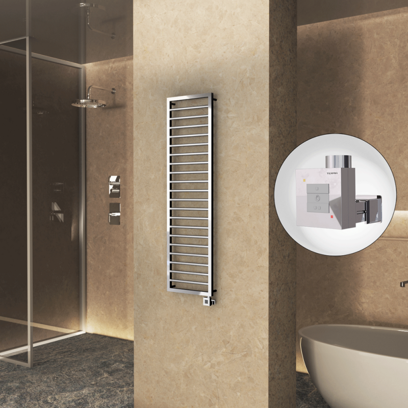 NAXOS Elektrikli Havlupan 500x1655 Krom (KTX1 Termostat) 600W - 1NAX05001655K1PEB060