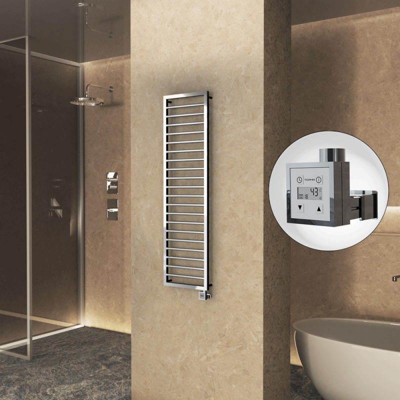 NAXOS Elektrikli Havlupan 500x1655 Krom (KTX3 Termostat) 600W - 1NAX05001655K1PE7060