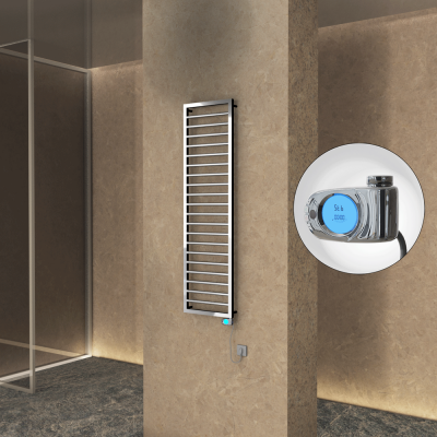 Radiva - NAXOS Elektrikli Havlupan 500x1655 Krom (Musa Termostat) 600W (1)