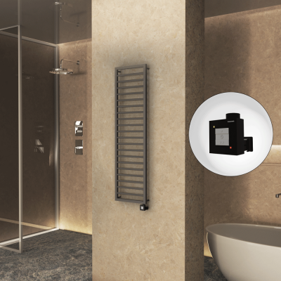 Radiva - NAXOS Elektrikli Havlupan 500x1655 Terra Matt Texture (KTX1 Termostat) 600W (1)