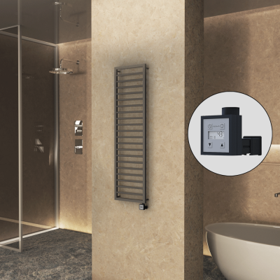 Radiva - NAXOS Elektrikli Havlupan 500x1655 Terra Matt Texture (KTX3 Termostat) 600W (1)