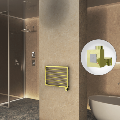 Radiva - NAXOS Elektrikli Havlupan 800x578 Altın (KTX1 Termostat) 300W