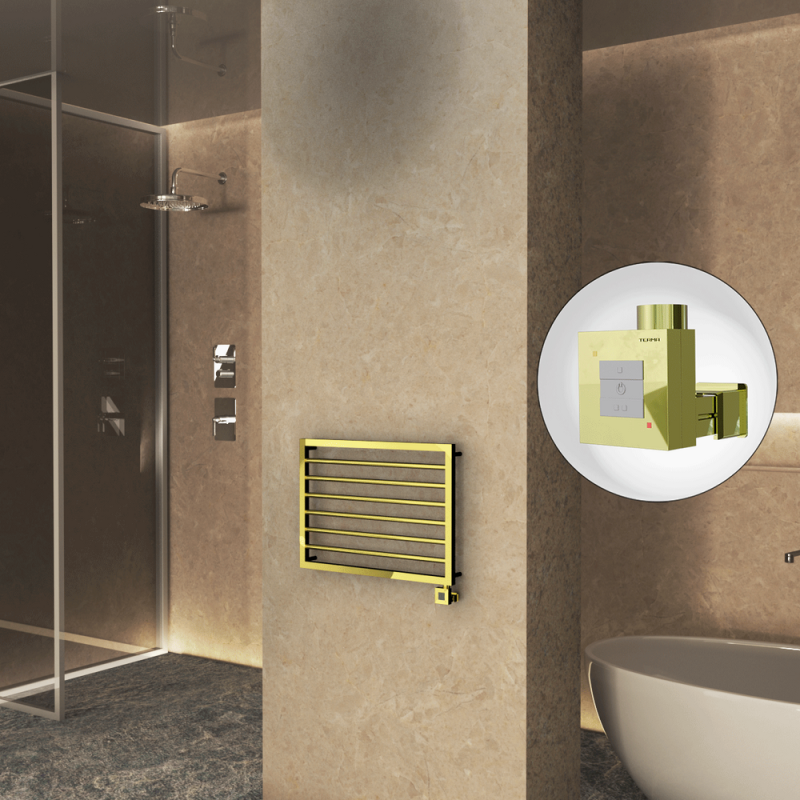 NAXOS Elektrikli Havlupan 800x578 Altın (KTX1 Termostat) 300W - 1NAX08000578K2PEB030