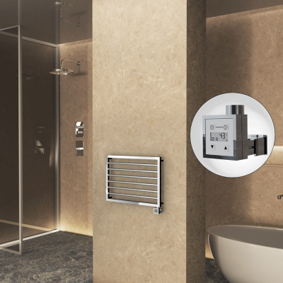 Radiva - NAXOS Elektrikli Havlupan 800x578 Krom (KTX3 Termostat) 300W (1)