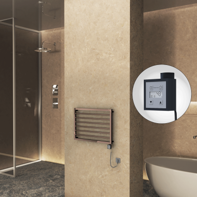 Radiva - NAXOS Elektrikli Havlupan 800x578 Rose Gold Parlak (KTX3 Termostat) 300W Spiral Kablolu (1)