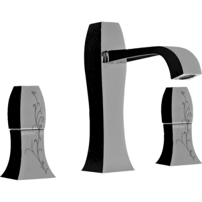 Noken - Noken Lavabo Bataryası Dune Desenli 3 Delikli Noken - Noken Lavabo Bataryası Dune Desenli 3 Delikli