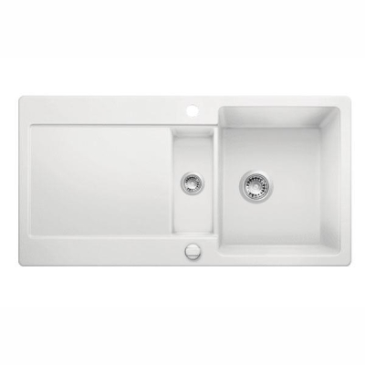 NUEVO - Nuevo Eviye Liberta 6 S 100 x 51 cm Sol Damlalıklı Kristal Beyaz Porselen 104172 - 0