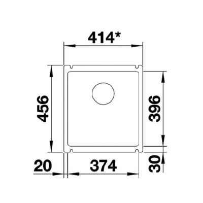 Nuevo Seramik Eviye Tezgah Altı Sonic 375 U 41,4 x 45,6 Alu Gri Renk - Thumbnail 20NUEVO744375