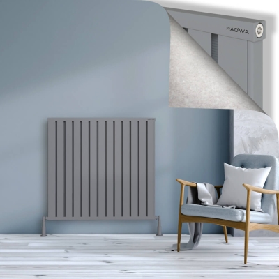 Radiva - OBI Dekoratif Alüminyum Radyatör 1000x1044 Gri