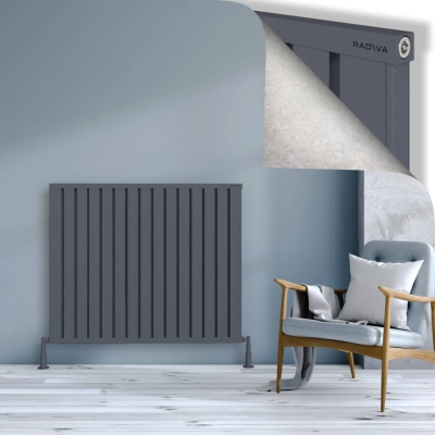 Radiva - OBI Dekoratif Alüminyum Radyatör 1000x1204 Antrasit (1)