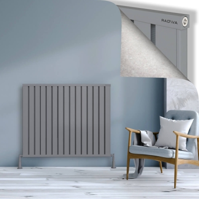 Radiva - OBI Dekoratif Alüminyum Radyatör 1000x1204 Gri (1)