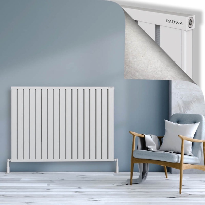 OBI Dekoratif Alüminyum Radyatör 1000x1364 Beyaz - 2OBI10001364B1TS