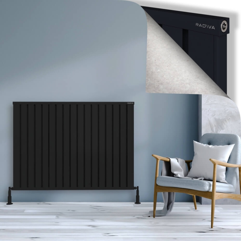 OBI Dekoratif Alüminyum Radyatör 1000x1364 Siyah - 2OBI10001364B3TS