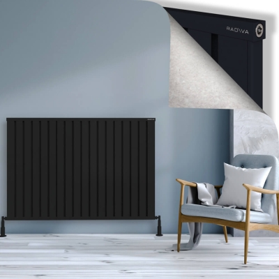 Radiva - OBI Dekoratif Alüminyum Radyatör 1000x1444 Siyah (1)
