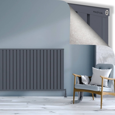 Radiva - OBI Dekoratif Alüminyum Radyatör 1000x1604 Antrasit - 300