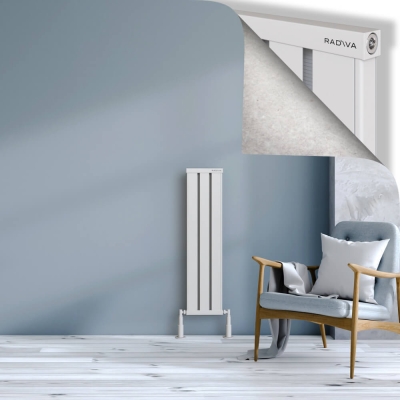 Radiva - OBI Dekoratif Alüminyum Radyatör 1000x244 Beyaz