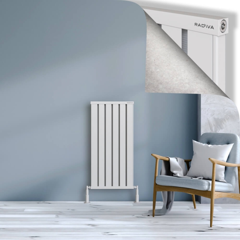 OBI Dekoratif Alüminyum Radyatör 1000x484 Beyaz - 2OBI10000484B1TS