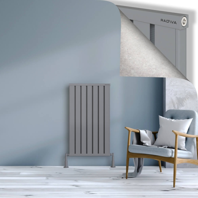 OBI Dekoratif Alüminyum Radyatör 1000x564 Gri - 2OBI10000564BLTS