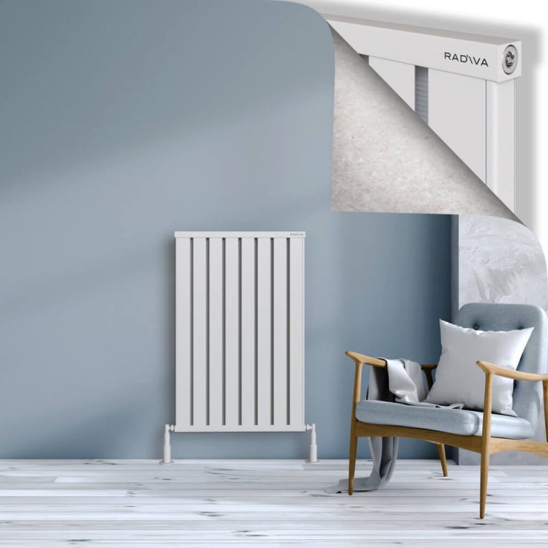 OBI Dekoratif Alüminyum Radyatör 1000x644 Beyaz - 2OBI10000644B1TS