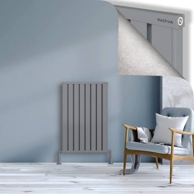 Radiva - OBI Dekoratif Alüminyum Radyatör 1000x644 Gri