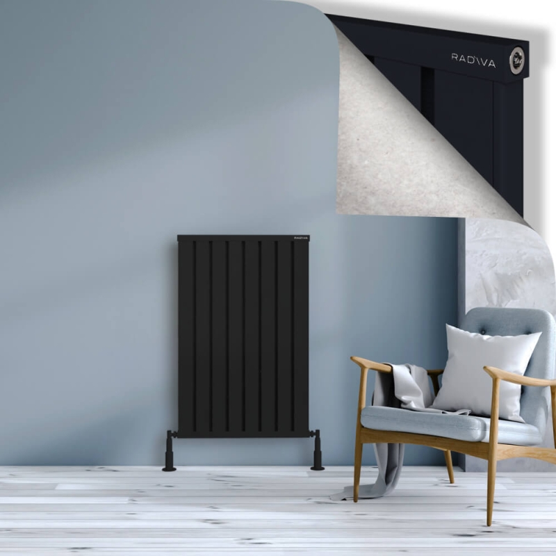 OBI Dekoratif Alüminyum Radyatör 1000x644 Siyah - 2OBI10000644B3TS