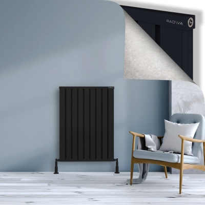 Radiva - OBI Dekoratif Alüminyum Radyatör 1000x724 Siyah
