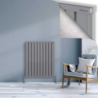 Radiva - OBI Dekoratif Alüminyum Radyatör 1000x804 Gri (1)