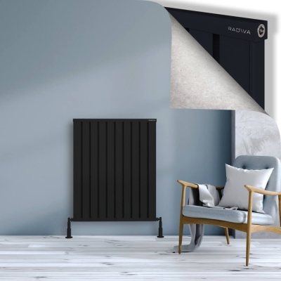 Radiva - OBI Dekoratif Alüminyum Radyatör 1000x804 Siyah (1)