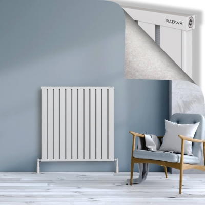 Radiva - OBI Dekoratif Alüminyum Radyatör 1000x964 Beyaz