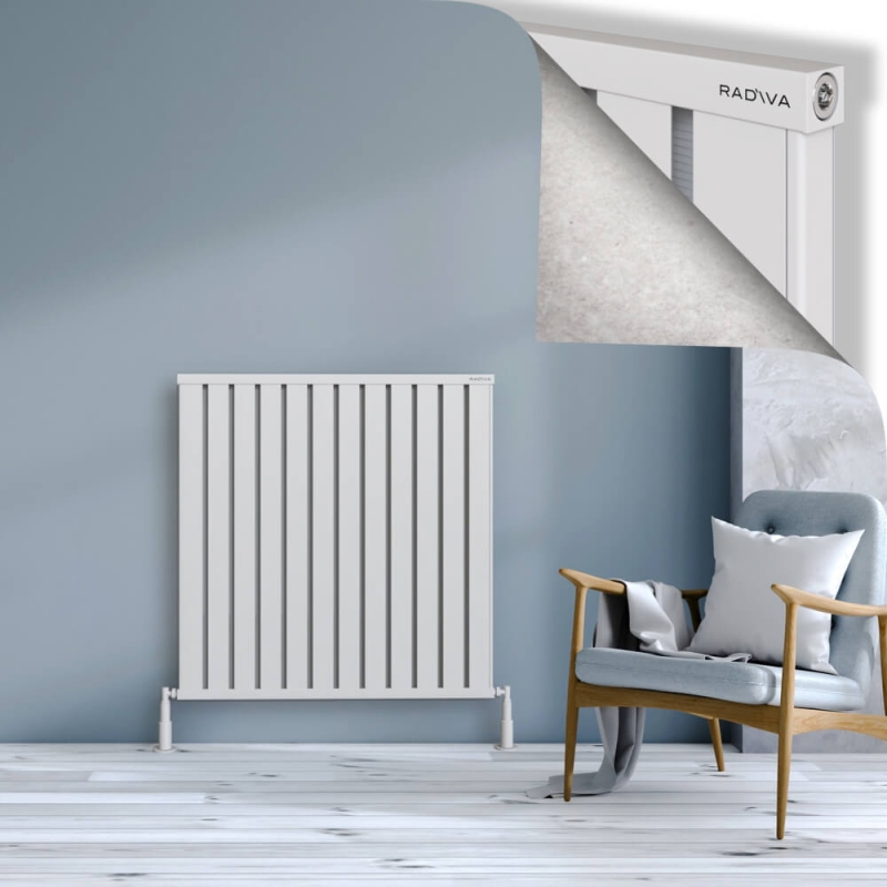 OBI Dekoratif Alüminyum Radyatör 1000x964 Beyaz - 2OBI10000964B1TS