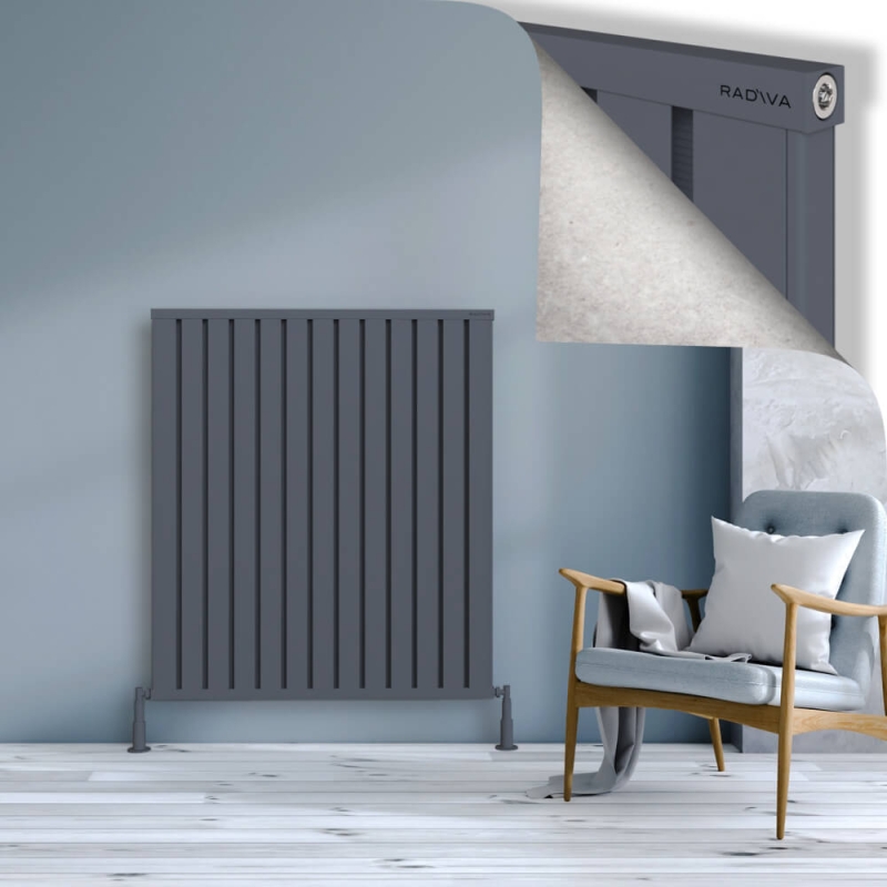 OBI Dekoratif Alüminyum Radyatör 1200x1044 Antrasit - 2OBI12001044B2TS