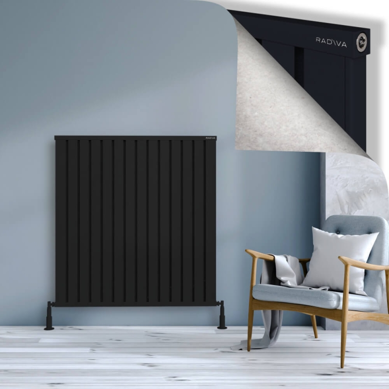 OBI Dekoratif Alüminyum Radyatör 1200x1124 Siyah - 2OBI12001124B3TS