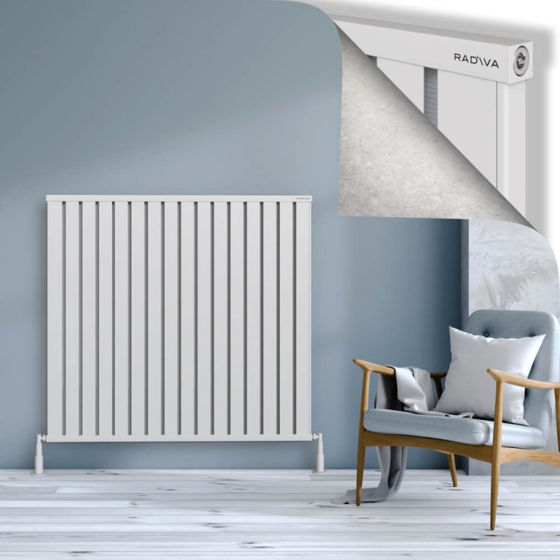 OBI Dekoratif Alüminyum Radyatör 1200x1284 Beyaz - 2OBI12001284B1TS