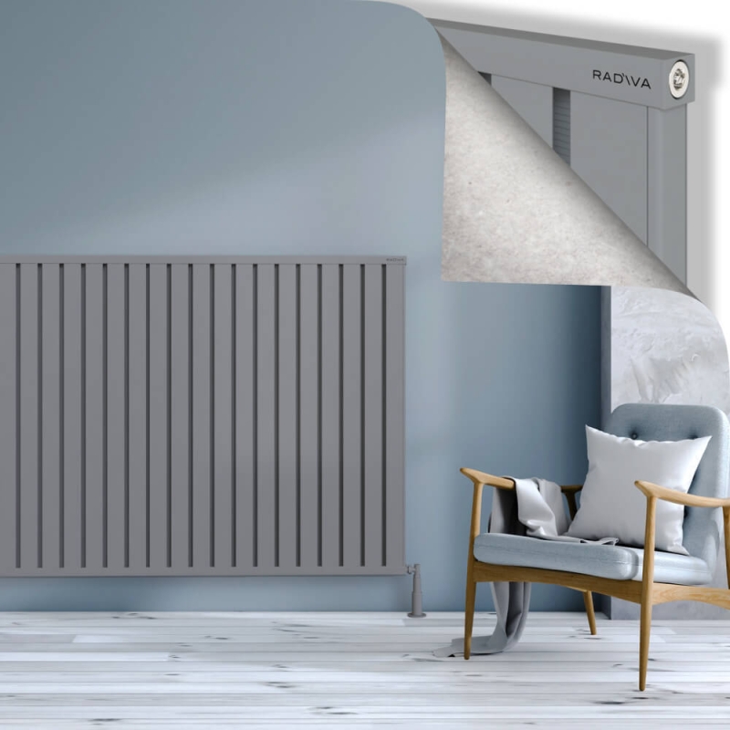 OBI Dekoratif Alüminyum Radyatör 1200x1764 Gri - 2OBI12001764BLTS