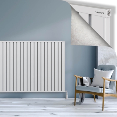 Radiva - OBI Dekoratif Alüminyum Radyatör 1200x2564 Beyaz