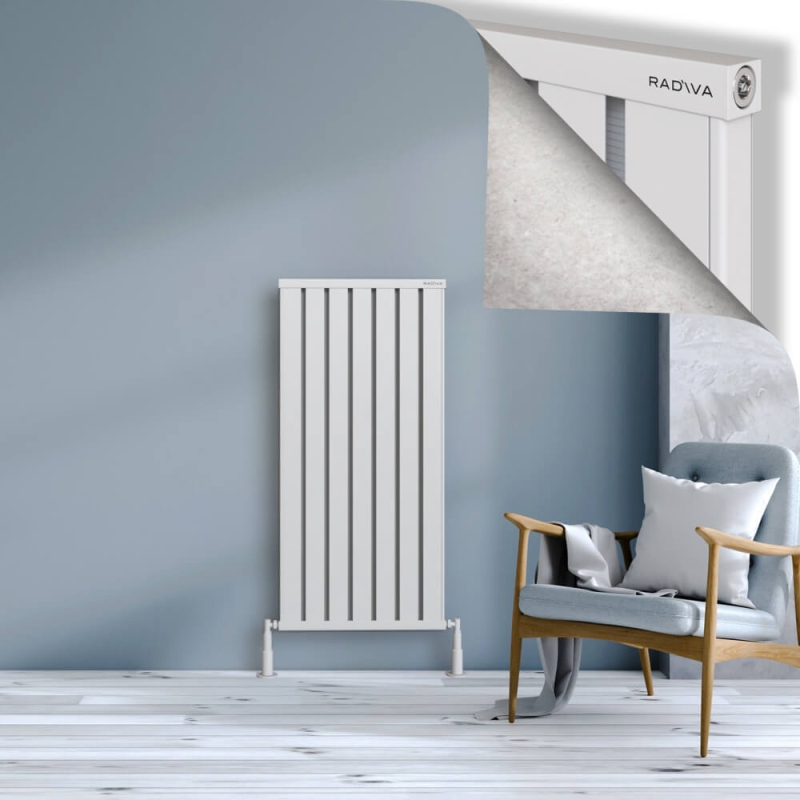 OBI Dekoratif Alüminyum Radyatör 1200x564 Beyaz - 2OBI12000564B1TS