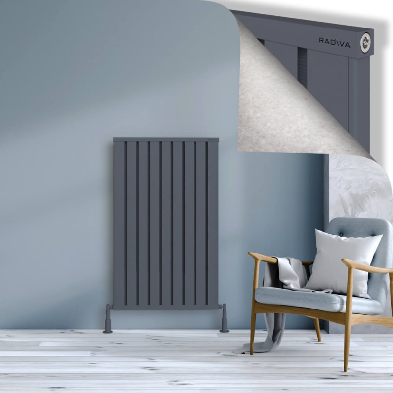 OBI Dekoratif Alüminyum Radyatör 1200x724 Antrasit - 2OBI12000724B2TS