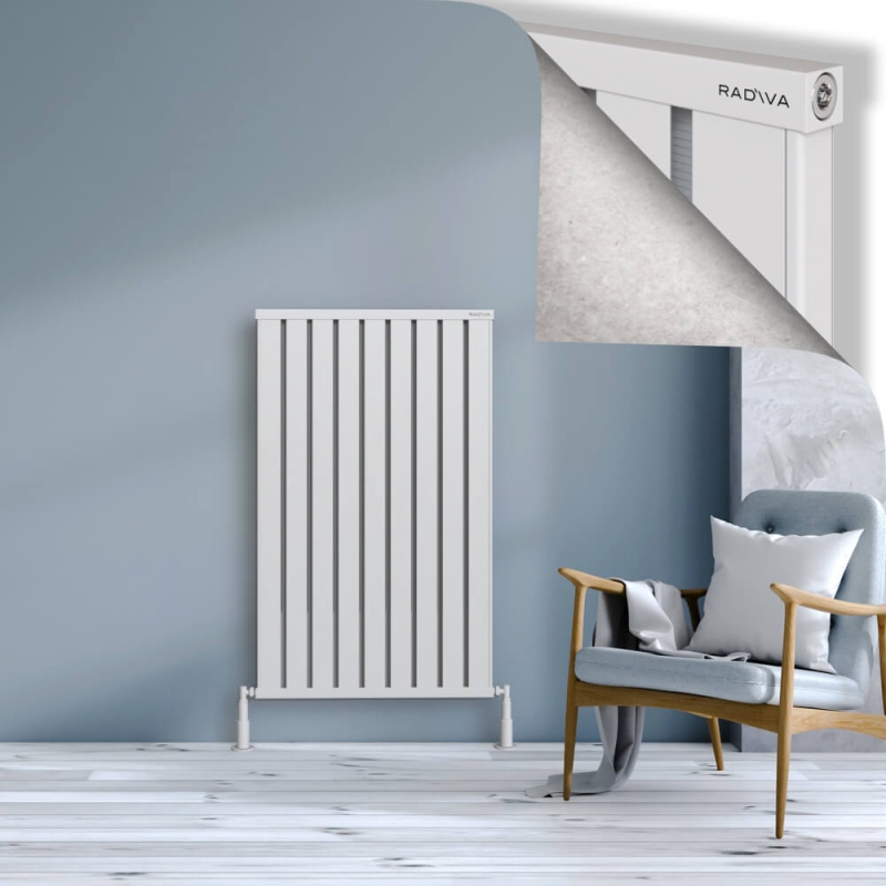 OBI Dekoratif Alüminyum Radyatör 1200x724 Beyaz - 2OBI12000724B1TS