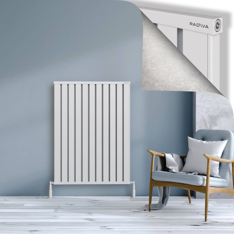 OBI Dekoratif Alüminyum Radyatör 1200x884 Beyaz - 2OBI12000884B1TS