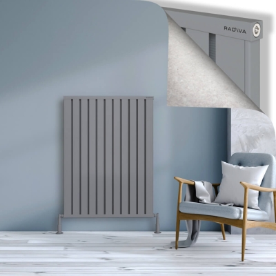 Radiva - OBI Dekoratif Alüminyum Radyatör 1200x884 Gri
