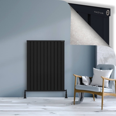Radiva - OBI Dekoratif Alüminyum Radyatör 1200x884 Siyah - 300