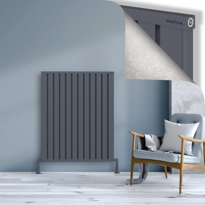 Radiva - OBI Dekoratif Alüminyum Radyatör 1200x964 Antrasit - 300